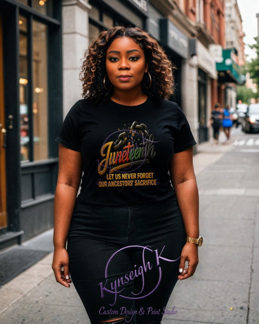 Custom-Designed Juneteenth Tee