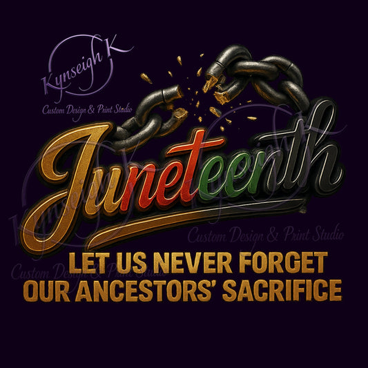 Custom-Designed Juneteenth Tee