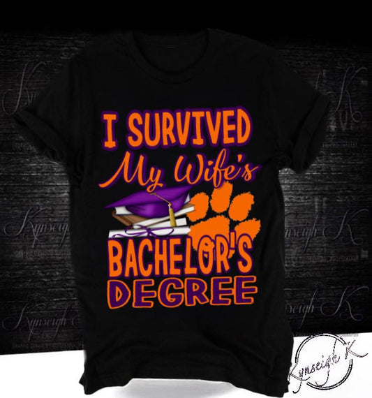 'I Survived' Graduation Tee